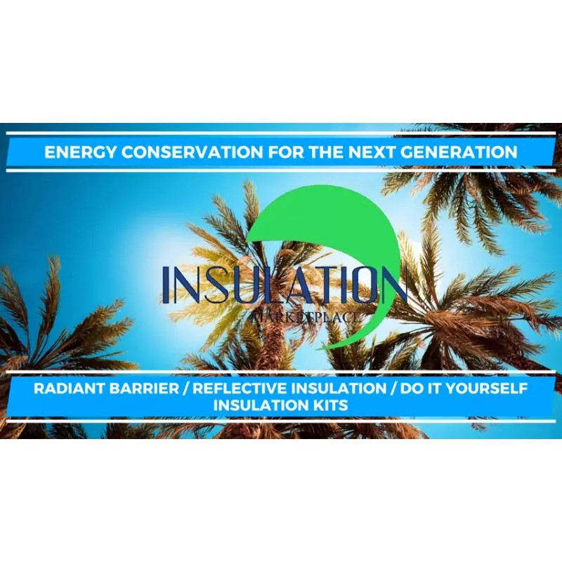 Insulation MarketPlace LLC SmartSHIELD - WHITE Reflective Insulation roll, Foam