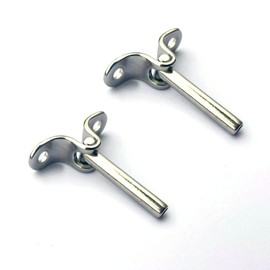 Stainless Steel 316 T Toggle Terminal End Fitting for 1/8", 3/16,1/4 Wire Rope Surface Mount Swivel Toggle (3/16 Cable)