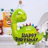 Pack of 2 Dinosaur Balloons, Foil Balloons, Happy Birthday Balloons,