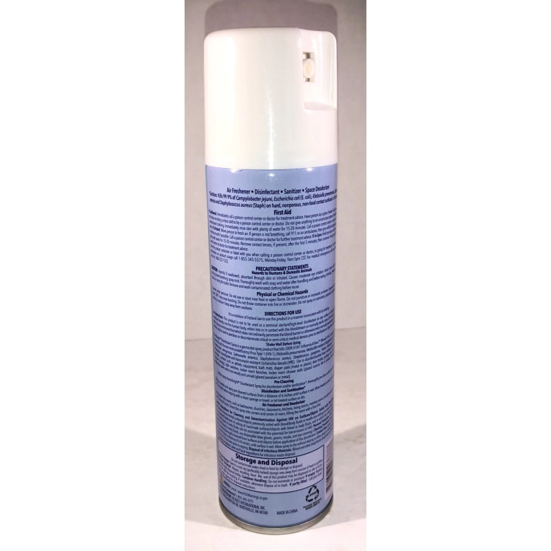 Homebright 2ea 6oz Cans Homebright Spray Linen Scent Kills 99.9%