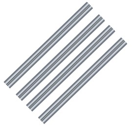 82mm Reversible Planer Blades Replacement for Black & Decker, Bosch, DeWalt and Elu planers (High Speed Steel (HSS), 4 Blades)