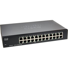 Cisco  Small Business Unmanaged (SF100-24) 24-Ports Rack-Mountable Ethernet...