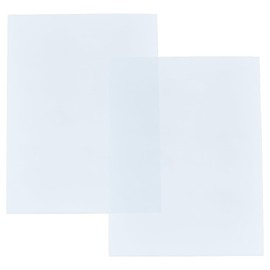 BENECREAT 2 Sheet Hot Melt Resin Sheets, 11.4×8.3 inch White Thermal Glue Sheets for Book Binding Repair Hot Melt Binding Machine, 1.3mm Thick