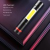 LED Flashlight Multifunction Highlight Telescopic Zoom Rechargeable Waterproof Mini Flashlight
