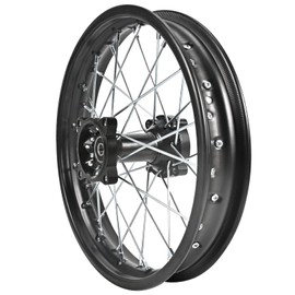 Trkimal Rear Wheel Rim Hub for Motocross Off Road Dirt Pit Bike (90/100-14 (15mm Bearing))