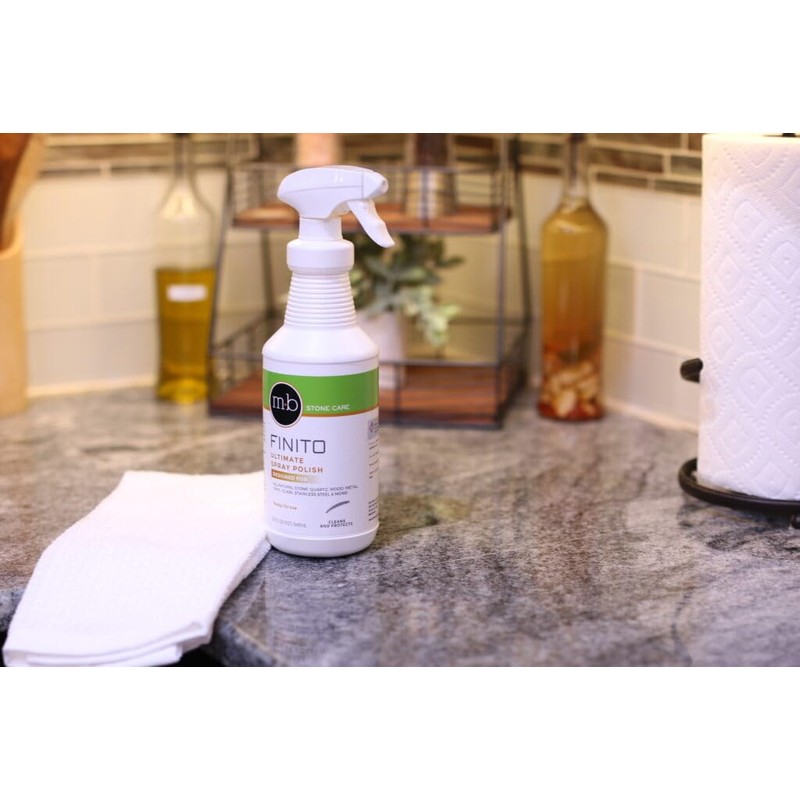 Finito Ultimate Spray Polish for Stone, Quartz, Wood, Metal, Vinyl,