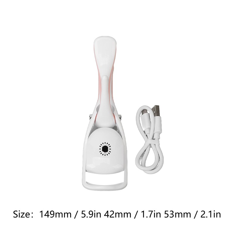 Heated Eyelash Curlers Smart Electric 3 Temperature Settings Portable Rechargeable