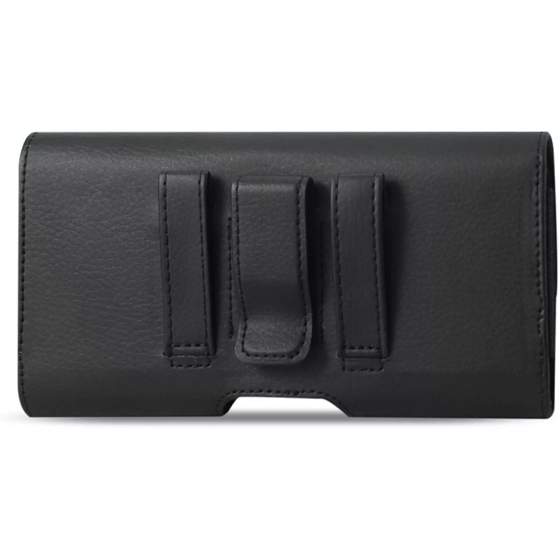 REIKO UNIVERSAL POUCH Fits (7 x 3.75) Black Leather Belt