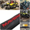 Carbon Fiber Seat Belt Shoulder Pads Compatible with Maverick Trail