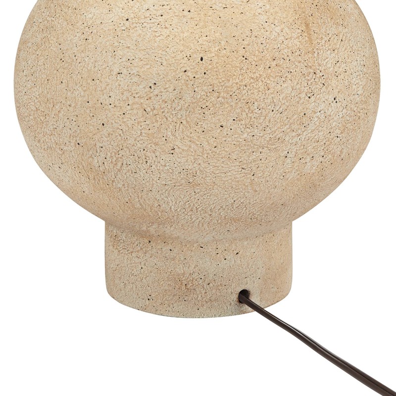 360 Lighting Sandstone Gourd 27" Tall Farmhouse Rustic Modern Coastal