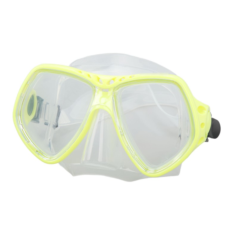 Diving Goggles Swim Glasses Silicone Adjustable Strap Tempered Glass Thickened