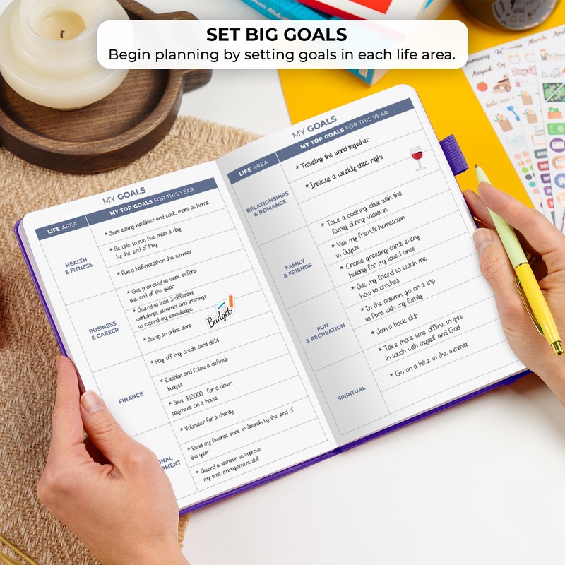 Clever Fox Planner 2nd Edition – Colorful Weekly & Monthly