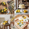 10Pcs Artificial Lemons with Leaves Lifelike Simulation Lemons Realistic Fake