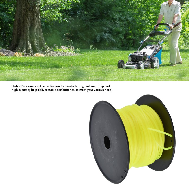 3mm String Trimmer Line Quadrate Grass Trimmer Line Lawn Mower
