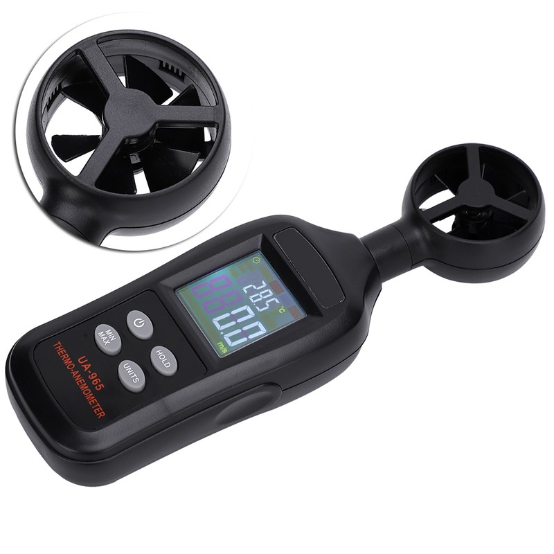 UA965 High Accuracy Mini Digital Anemometer Hand‑Held Wind Speed Meter