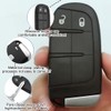 BOPRKTM Car Key Shell for Fiat-500X Freemont Jeep Renegade Cherokee
