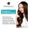 Bellisso Juego De Champú Y Acondicionador De Biotina Para El