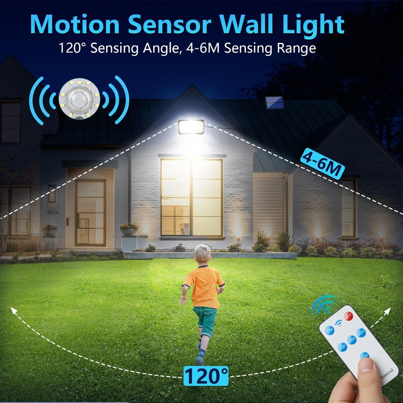 TOPPELIGHT Solar Lights for Outdoor Use, Pack of 2 Solar