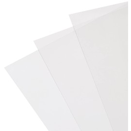 Rayher Hartfolie, glasklar, A4, 21 x 29,7 cm, Stärke 0,2 mm, Beutel 3 Stück, Bastelfolie hart, transparent, lichtdurchlässig, Windradfolie, stabile Folie zum Basteln, 2305100