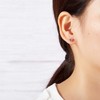 Philip Jones Rose Gold Plated Love Knot Earrings with Quote