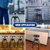 WORKPRO Heavy Duty Adjustable Hydraulic Shop Stool Garage Bar Stool