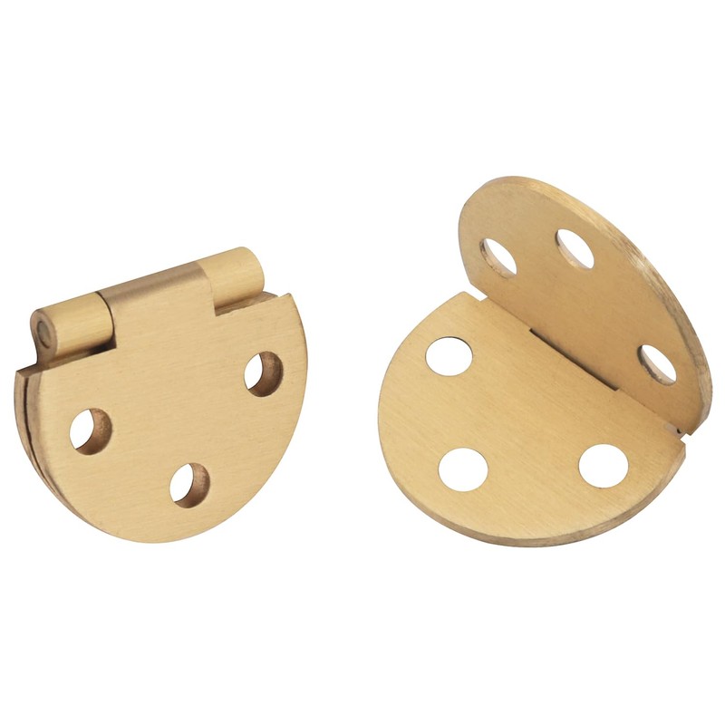 ZZLZX 2PCS Mini 180 Degree Brass Hinge Pure Brass Flap