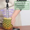 Newness Pineapple Corer with Knife, [Upgraded, Electric & Manual] Stainless