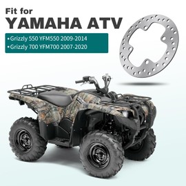 M MATI Rear Left/Right Brake Disc Rotor for Yamaha Grizzly 550 YFM550 2009-2014 Grizzly 700 YFM700 2007-2020 1HP-F582V-00-00
