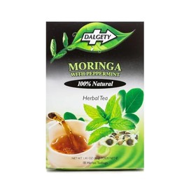 Dalgety Moringa with Peppermint Herbal Infusion 40g Cartons 100% Natural, Caffeine Free Tea - Our Peppermint and Smooth Moringa Flavour is Packed with Unique Health Benefits (3 Pack, 54, count)