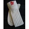 Kiltmart Embroidered Kilt Hose Socks ( Off-white /w Lion )