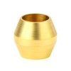 GASHER Brass Compression Fitting, Brass Compression Sleeve Ferrules 6 mm