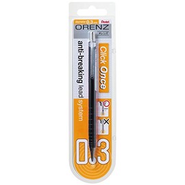 Mechanical Pencil Orenz 100% Shatterproof in Blister Card 0.3mm Black