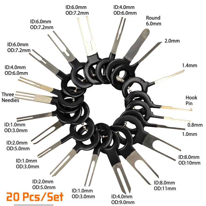 AUTOXBERT 52 Piece Release Tool Set Car Plug Removal Tool