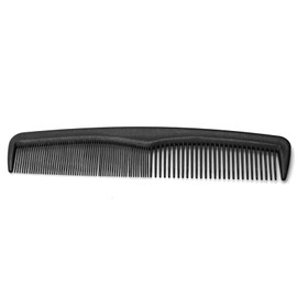 Shapenty 7 Inch Classic Black Plastic Hair Comb Pocket Men’s Beard Mustache Comb Bulk for Hairdressing Grooming and Styling, 6PCS
