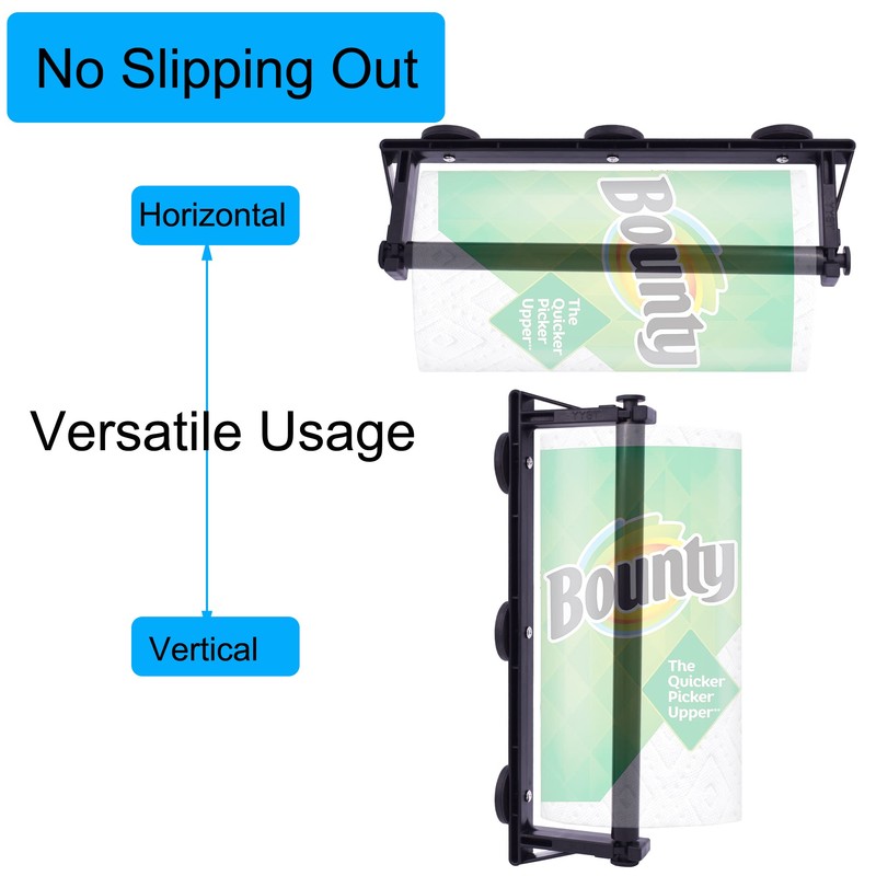 YYST Magnetic Paper Towel Holder Paper Roll Holder Rack Towel