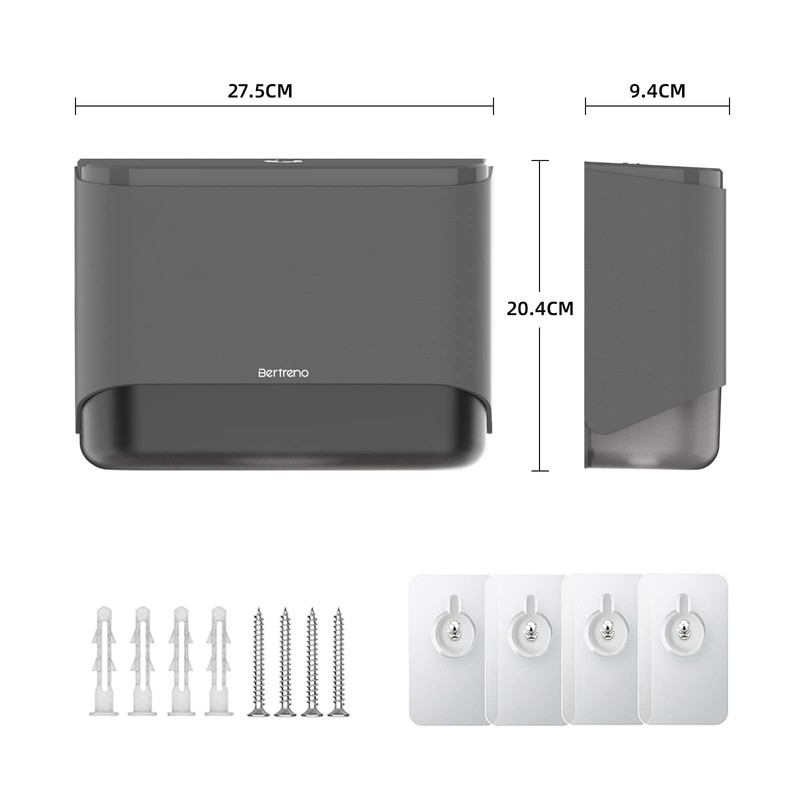 Bertreno Wall Mount Paper Towel Dispenser, Multifold Paper Towels Dispenser
