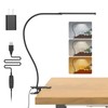 Mojimdo LED Desk Lamp with Clamp, LED Dimmable Reading Lamp
