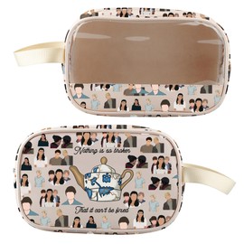 BLUPARK Comedy Clear Makeup Bag Nothing Is So Broken Cosmetic Bag Gift for Her (so broken)