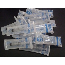 Terumo SS-02SZ Syringe, 0.9 fl oz (2.5 ml) 30 Pieces, Rod Building Pets, Sheath