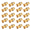 20Set 21.140 4mm Panel Banana Socket Copper Female Gold Plated