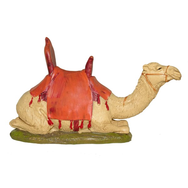 Ferrari & Arrighetti Nativity Scene Figurine: Camel - Martino Landi Collection - 12 cm