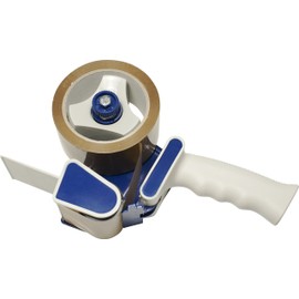 PAVO Premium Packaging Tape Dispenser – Dispenser with Brake – for Packing Tape 66 m x 50 mm, Blue, 8002092