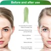 EQLEF Jade Gua Sha Scraping Massage Tool 2 Pcs Natural