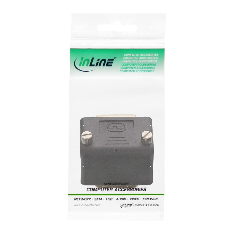 InLine® 17781 W DVI-I analogue 24 + 5 male to