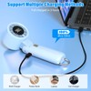 PHENSEN 4 in 1 Turbo Handheld Fan - 100-Speed Adjustable,