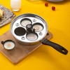 MARSKITOP Egg Poacher Pan Nonstick 4 Eggs, Poached Egg Pan