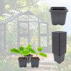 Verdonia 40 x 8cm Plastic Pots for Sowing, Transplanting, Cuttings,