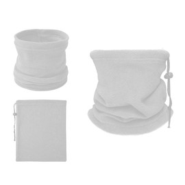 LERTREE 3PCS Winter Neck Warmer Neck Gaiter Fleece Skiing Cycling Windproof Balaclava Scarf For Men Women (White)