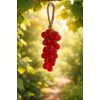 Jabón artesanal racimo de uvas rojo – Hidratante y decorativo