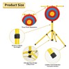 KQSNBG Backyard Archery Target Stand, Mobile Folded Archery Stand for